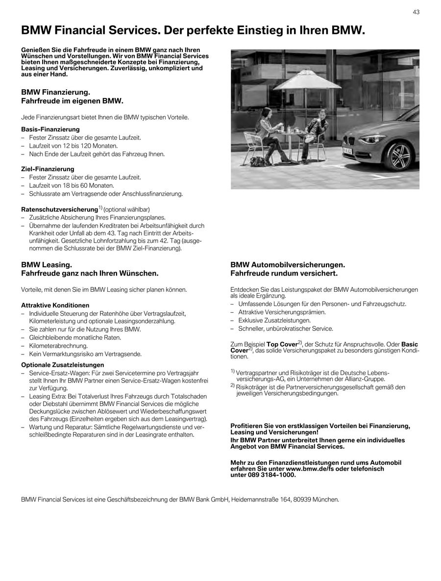 Seite 43 Von Bmw 5er Touring Preisliste 2014