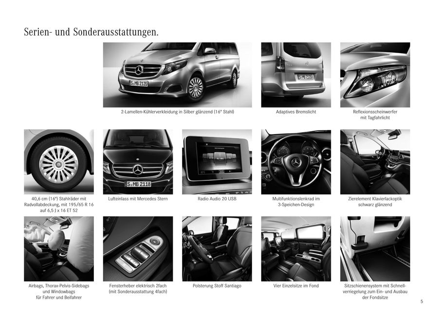 Preisliste V Klasse 2014 Von Mercedes Benz Deutschland