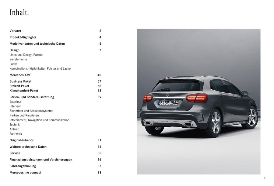 Gla Sport Utility Vehicle Preisliste Oktober 2018 Von Mercedes